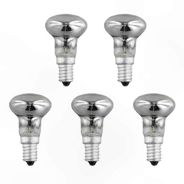 Warm White E14 R39 30W Reflector Bulbs, 5-Pack Spotlights for Ambient Lighting
