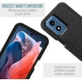 thumbnail image 2 of ThousandGear Shockproof Case for Motorola Moto G-Play 2024 with Belt Clip Holster, Built-in Screen Protector Heavy Duty Rugged Full-Body Protective Case Cell Phone Cover with Kickstand (Pro Black), 2 of 5