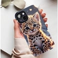 thumbnail image 5 of Cute Leopard Cub Valentine's Day Phone Case for Animal Lovers Compatible with iPhone 11/12/13/14/15/16 (Pro Max/Plus), 5 of 9