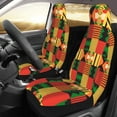 thumbnail image 3 of XMXT 2Pcs Car Seat Cover Decor Protector, Mondrian Abstract Design Print Bucket Auto Front Seats Covers Fits for Cars SUVs Trucks, Universal Fit, 3 of 9