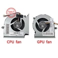 thumbnail image 2 of Laptop CPU GPU cooling fan For MSI GE65 Raider 9SF 9SE GP65 Leopard 9SD 9SF MS-16U2 16U1 Gaming Cooler Radiator PABD07012SH N425 CPU, 2 of 4