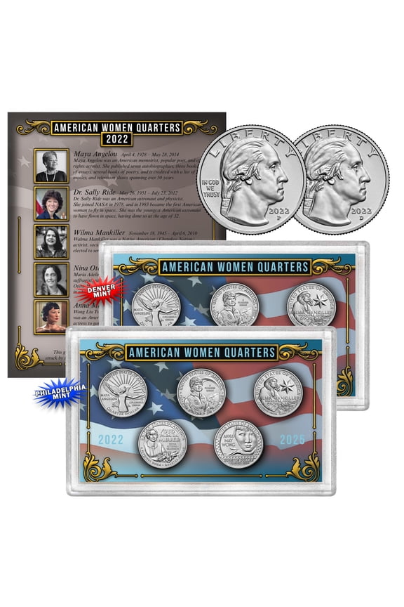 2022 P+D American Women Quarters Uncirculated Set
