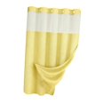 thumbnail image 1 of Cortina de ducha resistente y multifuncional, accesorio de baño para hotel, poliéster. Amarillo, 1 of 9