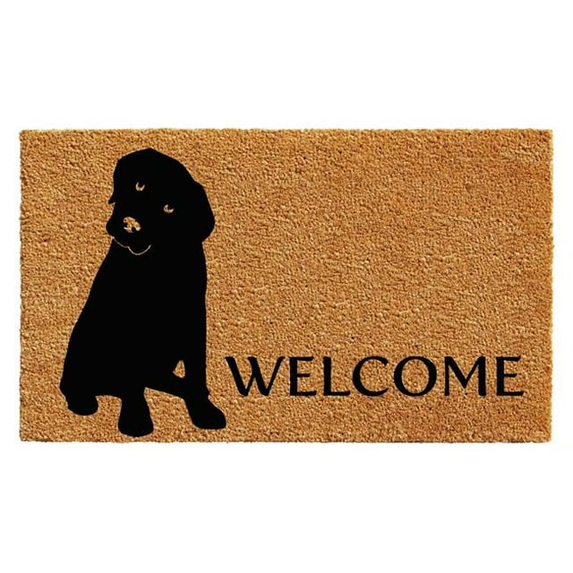 Calloway Mills 102962436 2 x 3 ft. Labrador Rectangular Doormat, Natural & Black