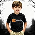thumbnail image 2 of WERYOUNG Girls Halloween T Shirts Pumpkin Printed Short Sleeve Crewneck T-Shirts Pullover Lined Cozy Casual Tees Versatile Tops 10-11 Years, 2 of 6