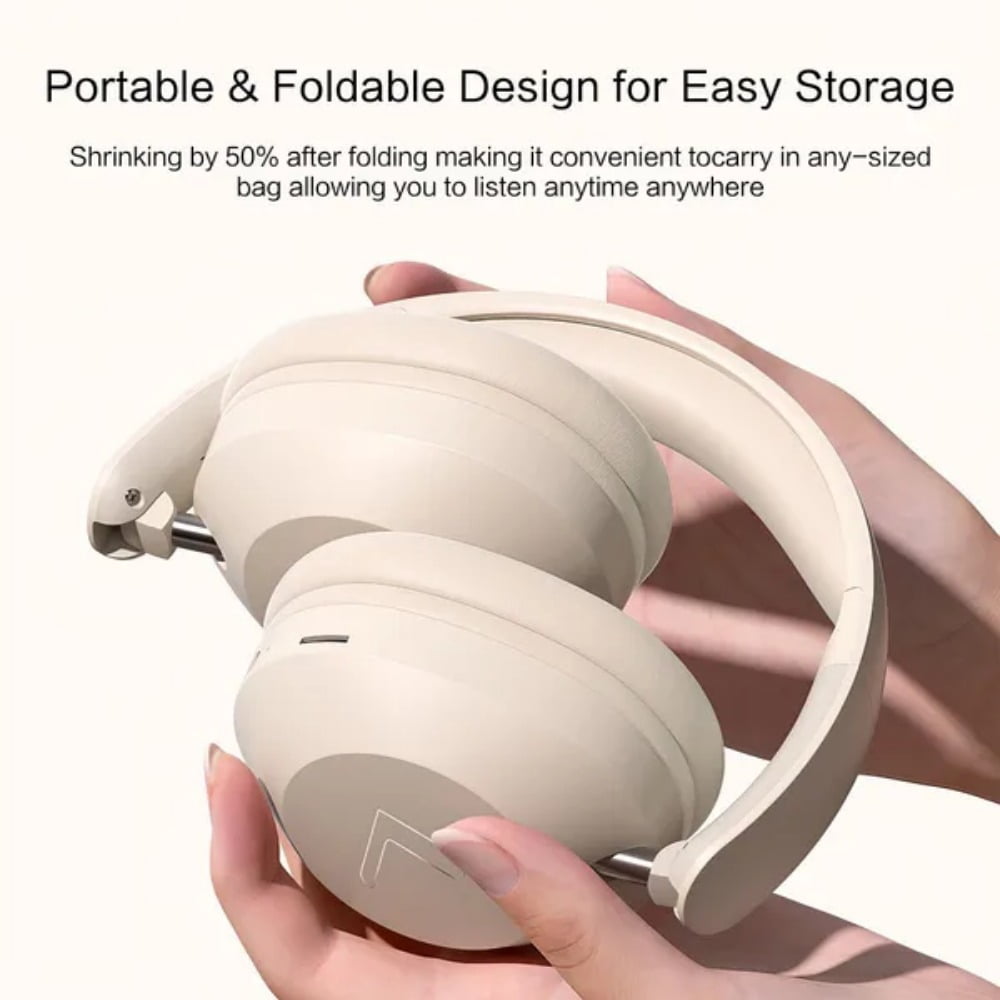 STONEGO Foldable Wireless Bluetooth Music Headphones - New In-ear High Power Wireless Headphones - Great for Sports, Mobile Phones and Music - Comfortable to Wear and Excellent Sound Quality