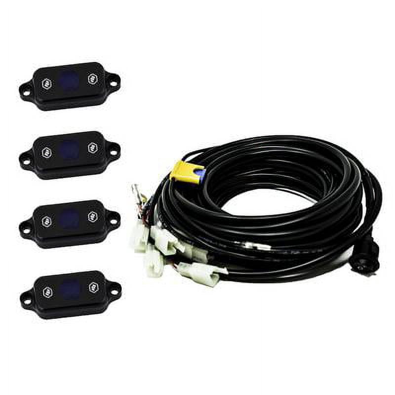 Baja Designs Universal Blue Rock Light Kit - 447058 Fits select: 2006-2021 FORD F150, 2007-2021 CHEVROLET SILVERADO