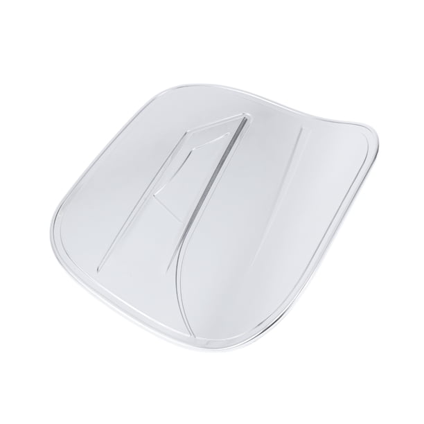 Tapa de la puerta del tanque de combustible para Toyota CHR 2018-2025, cubierta de la tapa de combustible, tipo adhesivo, tono plateado cromado, ABS