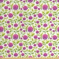 thumbnail image 1 of Cartoon Fabric by the Yard Upholstery, Summer Field Wild Flowers Pattern Sketch Art, Decorative Fabric for DIY and Home Accents, Apple Green Fuchsia by Ambesonne, 1 of 4