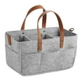 thumbnail image 4 of Bolsa de Pañales Zulema Gris claro con múltiples bolsillos ligera para biberones, 4 of 8