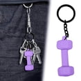 thumbnail image 4 of Mini llavero con mancuernas, llavero de fitness, llavero para entusiastas del gimnasio, llavero de levantamiento de pesas, bolsa de regalo de fitness, mochila, decoraciones con mancuernas, 4 of 8