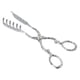 thumbnail image 1 of Pinzas de servir de aleación de zinc para alimentos, pinzas antiescaldaduras para platos, pinzas para cuencos, soporte para sartenes forma de peine, 1 of 7