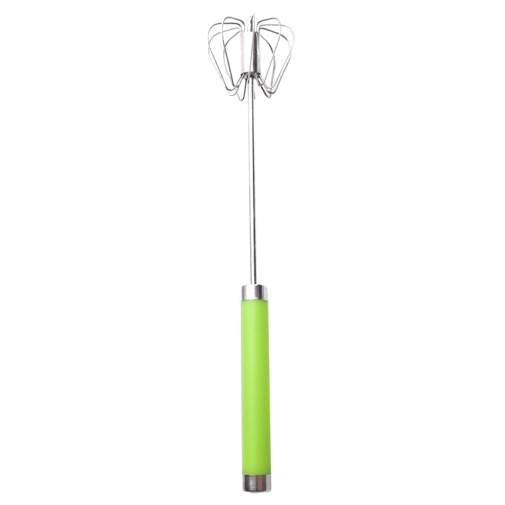 Stainless steel household manual semi-automatic rotary egg beater 