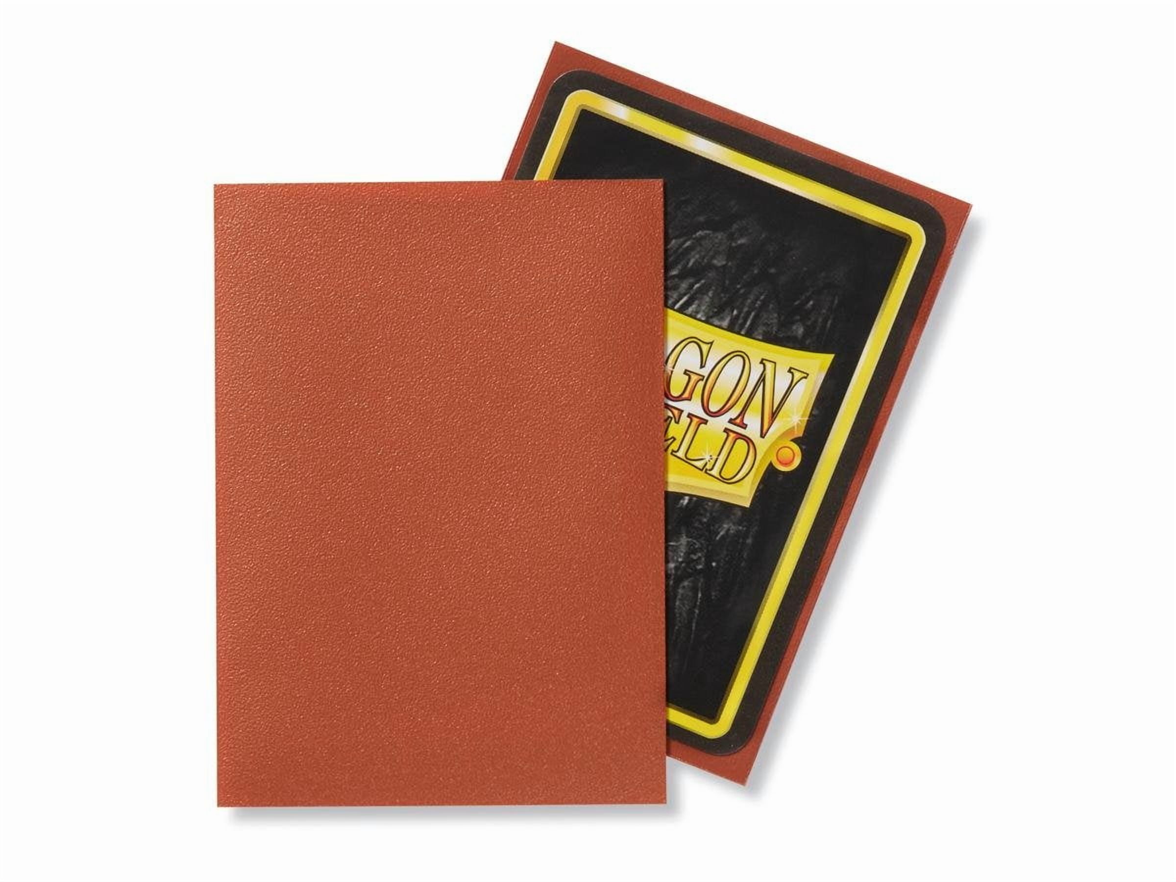 2 Packs Dragon Shield Matte Copper Standard Size 100 ct Card Sleeves Value Bundle!