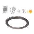 thumbnail image 3 of Kit de tensor y cuerda de acero inoxidable, cuerda de alambre de acero inoxidable Kit para colgar luces de cadena de acero inoxidable Kit de tensor de alambre para barandilla de cable Valor excepcional, 3 of 8