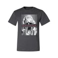 thumbnail image 2 of Wild Bobby, Marilyn Savage Bandana, Streetwear, Men Graphic Tee, Heather Black, XX-Large, 2 of 4
