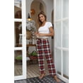 thumbnail image 2 of Avidlove 2 Pack Women Pajama Pants with Pockets Stretch Buffalo Red Plaid Pajama Bottoms Drawstring Christmas Pj Pants Sleepwear Casual Cozy Lounge Pants, 2 of 6
