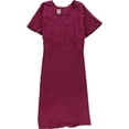 thumbnail image 1 of Anne Klein Vestido tubo con dobladillo asimétrico para mujer, Púrpura, 18W, 1 of 2