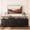 Dark brown, variant on GUNAITO TV Stand with Adjustable Mount for TV up to 75", Big TV Stand for Living Room with 7 Fabric Drawers , Black