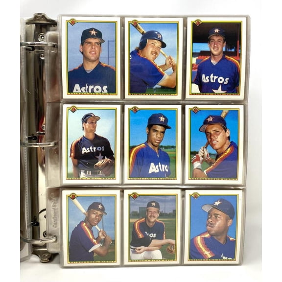 1990 Bowman Baseball Hand Collated Binder Set 1-528 Sammy Sosa Frank Thomas Rookie