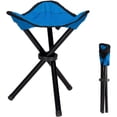 thumbnail image 1 of Taburete plegable de lona portátil Oso de Fresa Azul para senderismo camping pesca picnics playa barbacoa viajes paseos jardín, 1 of 5