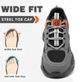 thumbnail image 3 of Sogetch Steel Toe Work Shoes for Men Women Lightweight Breathable Safety Shoes, 3 of 6