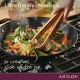 thumbnail image 4 of Anolon Advanced Home Hard-Anodized Nonstick Open Stock Cookware- Woks (14-Inch Covered Wok, Onyx), 4 of 10