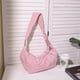 thumbnail image 5 of Diseño de moda, estilo moderno, tela de nailon a cuadros, estilo unisex, bolso bandolera de un solo hombro de gran capacidad, bolso de bola de masa simple para mujer, 5 of 5
