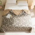 thumbnail image 6 of COM1950s Summer Quilt, Breathable Cooling Blanket, Lightweight Washed Cotton Throw, Soft Skin-Friendly Coverlet, Air Conditioning Blanket for Home, Travel, and Couch Use, 6 of 7