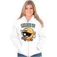 thumbnail image 4 of Pacman Man Zip Up Hoodie Men's Women's Brisco Brands M, 4 of 6