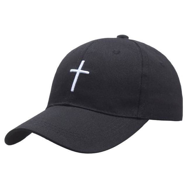 Gorra de béisbol con bordado de cruz de anime, gorra deportiva para hombre
