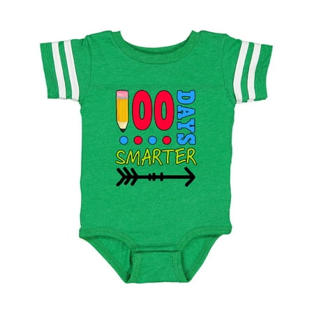 

Inktastic 100 Days Smarter with Arrow Gift Baby Boy Bodysuit