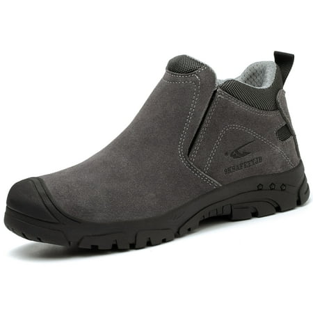 Men s Steel Toe Work Shoes Waterproof Lightweight Safety Boots Women s Insulated Anti-pierce Working Sneakers for Welding Construction
