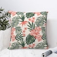 thumbnail image 6 of Rateoe Lilies Flowers Pattern Throw Pillow Cover Premium Pillow Stuffer Sham Square for Decorative Cushion Bed Couch Sofa(Pillow insert not included), 6 of 8