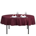thumbnail image 3 of Balsa Circle Christmas Holidays 6 Pieces 70" Burgundy Round Polyester Tablecloths Linen, 3 of 8