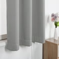 thumbnail image 2 of DweIke Thermal Insulated Grommet Blackout Curtains for Bedroom,2 Panels,42"x84",Gray, 2 of 8