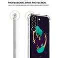 thumbnail image 3 of Space Giraffe Case for Samsung Galaxy S23 Plus ,Aesthetic Art Design Pattern TPU Shock Proof Cover Case, 3 of 6