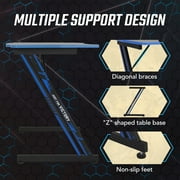 CL.HPAHKL 40/48Inch Gaming Desk Computer Desk for Small Area Corner, Z-shape Gaming Desk with Headphone Hook Gaming Table for PC Computer Table and Desks Small Portable Computer Desk Gaming PC Desk