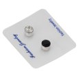 thumbnail image 2 of Pendientes De Masaje Magnético Pérdida De Peso Pendientes Magnéticos Pendientes Magnéticos No Perforados Pendientes De Puntos De Acupuntura Estimulantes Blanco Y Negro ANGGREK Otros, 2 of 8