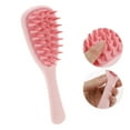 thumbnail image 4 of Unique Bargains 1 Pc Long Handle Massage Hair Brush for Head Massage 8.46"x2.76"x1.18" Pink, 4 of 6