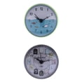 thumbnail image 1 of Abbracc Bathroom Clock Waterproof Kitchen Mini Bath Wall Clock Time Display Portable Green5 Black3, 1 of 9