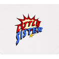 thumbnail image 3 of Inktastic Little Sister Superhero Baby Bandana Bib, 3 of 4