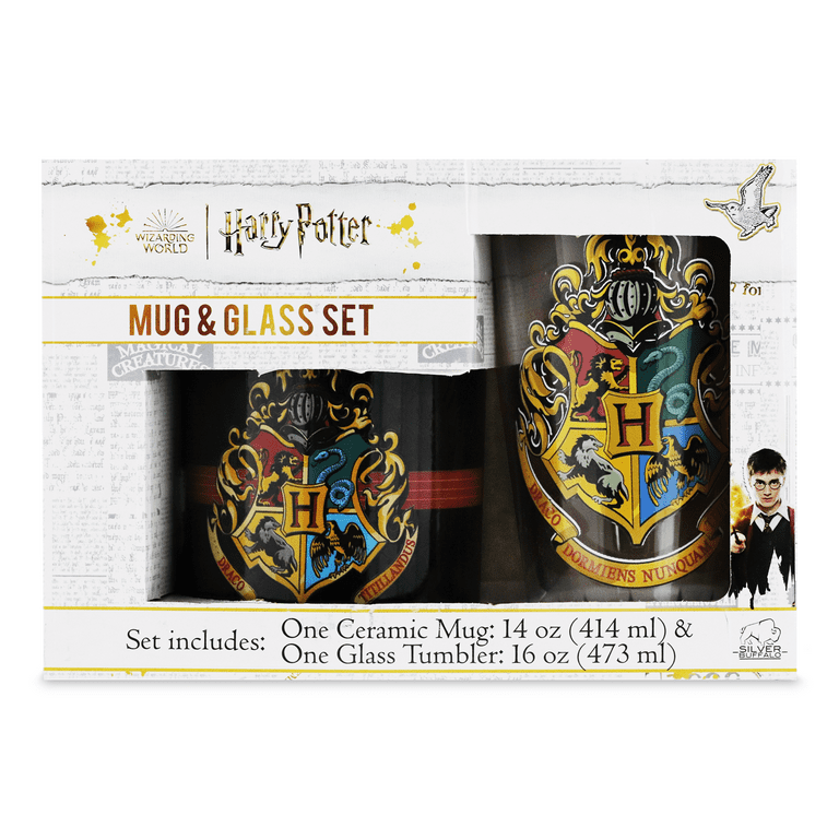 Harry Potter Tumbler With Straw | 22 fl oz | 650 ml Hogwarts Crest | Free  Ship