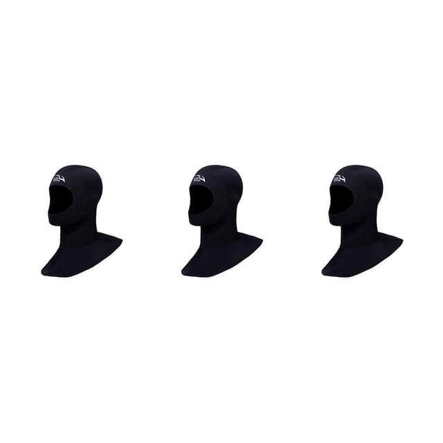 Toystoory Keep Diving DH-321 Gorro de buceo de nailon de 3 mm Capucha de color sólido Cubierta de la cabeza Sombrero de natación Accesorios Type1 NO1