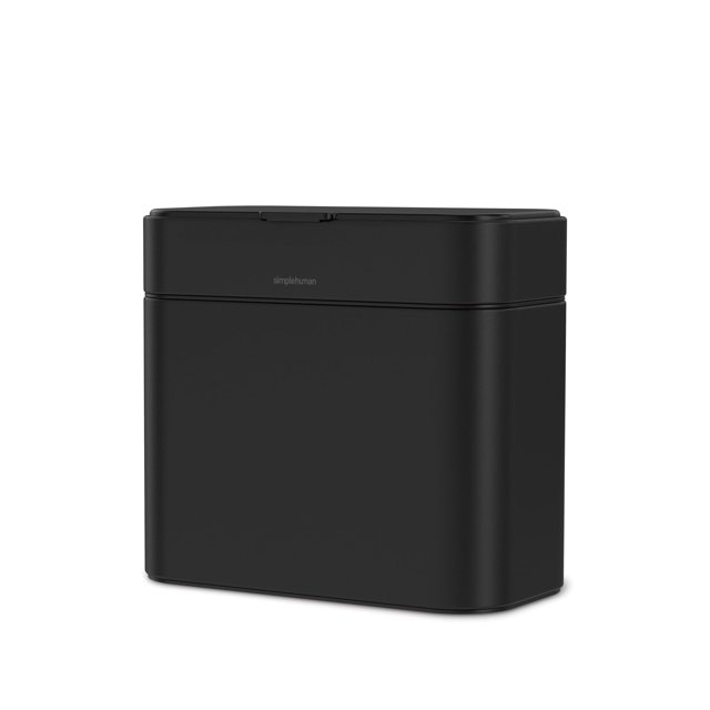 Cubo de basura desmontable Simplehuman de Compost Caddy negro mate de 4 litros
