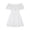 White dress 01, variant on Karymi Summer Dress Elegant Off Shoulder Lace Ruffle Mini Dress, Elastic Waist Casual Flowy A-Line Party Dress Wedding Guest Dresses for Women