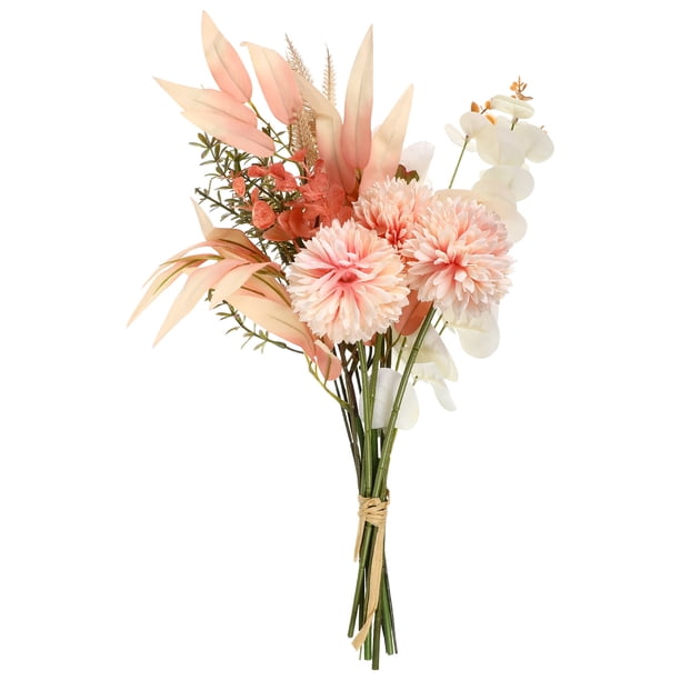 1 Bunch Artificial Dandelion Flores Home Wedding Wedding Acción de Gracias Dandelion Bouquet Decoraciones de flores falsas