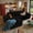 Black (Shimmer Corduroy), variant on ODELIO 114" Oversized Modular Sectional Sofa, L-Shaped Cloud Couch with Right-Facing Chaise, Black Shimmer Corduroy Boneless Deep Seating Sofa, No Assembly Required for Living Room