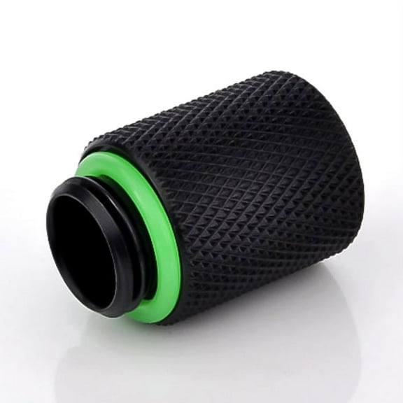 Bitspower G1/4" Male to Female Extender Fitting, 20mm, Matte Black