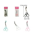 thumbnail image 2 of kurtrusly Beauty and Makeup Tools Eyebrow Clippers Stainless Steel Eyebrow Trimming Scissors with Comb, 2 of 9